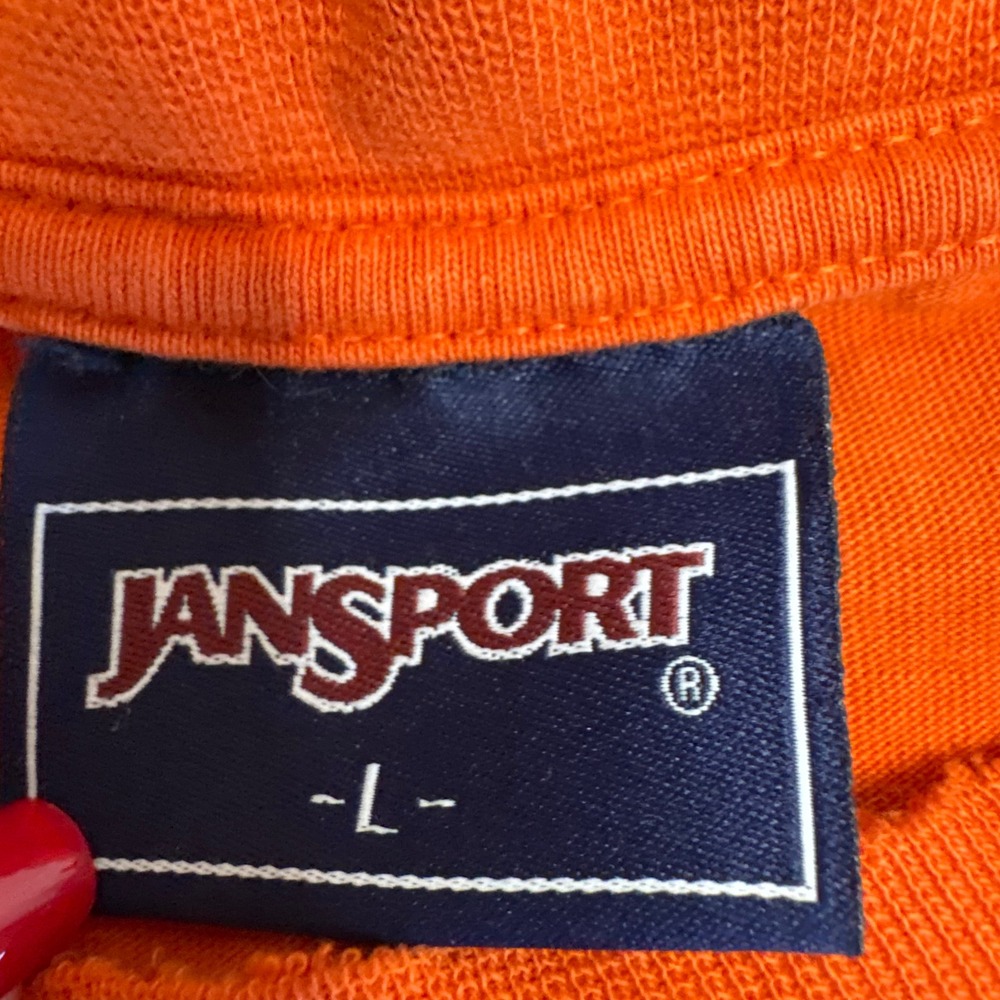 Vintage JanSport Oklahoma State University Long Sleeve T-Shirt Orange Mens L - Picture 4 of 6